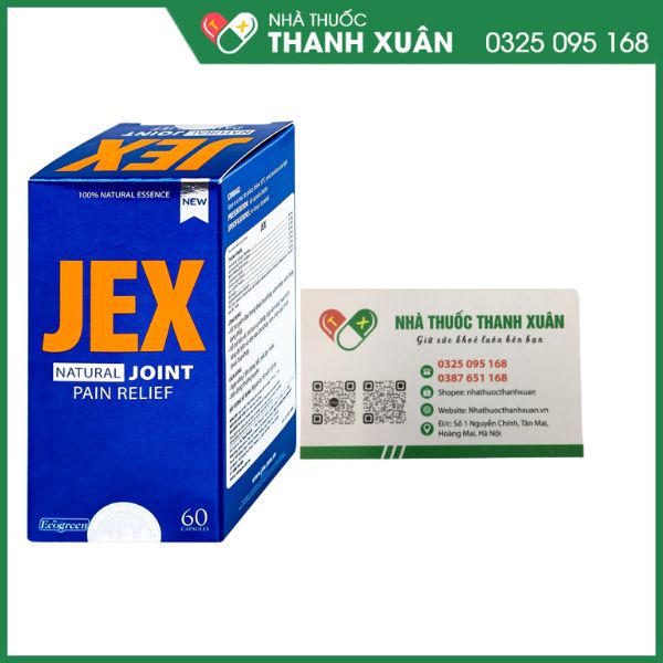 Jex Natural Joint Pain Relief bảo vẹ tái tạo sụn khớp
